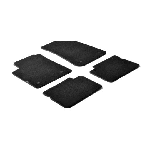 Schwarzer Teppichmattensatz für Fiat Bravo (02/07>02/11) Lancia Delta (06/08>06/15)