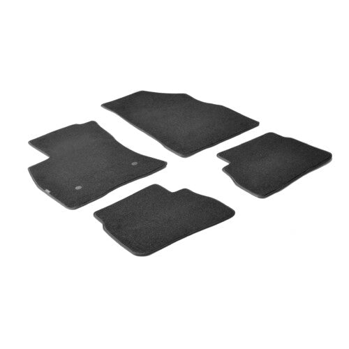 Tappetini moquette Nero Fiat Doblò 5p 01/10>05/20 Opel Combo Tour 04/12>12/17 23055