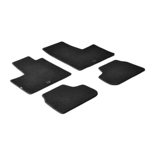 Schwarze Teppichmatten Fiat Doblò 5p 11/00>12/09 Fiat Doblò Cargo 11/00>12/09