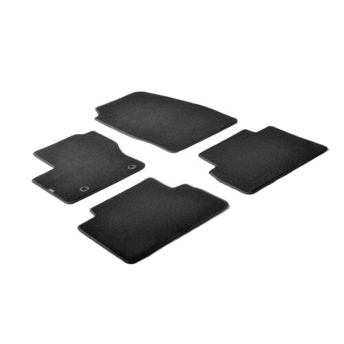 Set of black carpet mats Ford C-Max (11/10>03/15) Ford C-Max 7 (11/10>03/15)