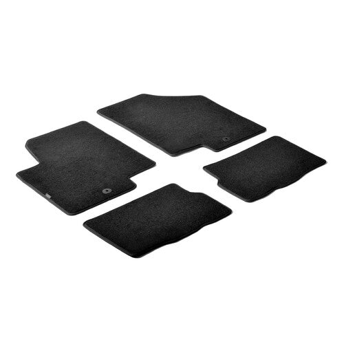 Juego de alfombrillas de alfombra personalizadas para lámpara - Negro - Kia Soul (03/09-12/11) 23089