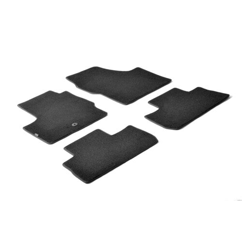 Custom-fit carpet set in black for Land Rover Freelander 5p (12/06>08/15)