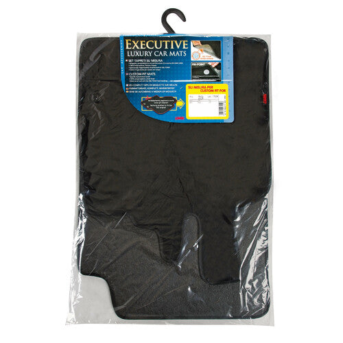 Black carpet mats Smart Fortwo 01/07>10/14 Fortwo Cabrio 01/07>11/15