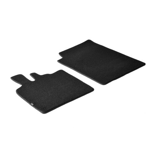 Black carpet mats Smart Fortwo 01/07>10/14 Fortwo Cabrio 01/07>11/15