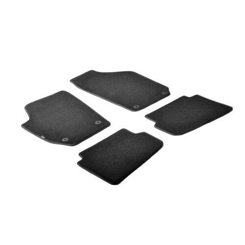 Alfombrillas negras Skoda Fabia 4p 09/01>04/07 Fabia 5p 02/00>01/15 23161