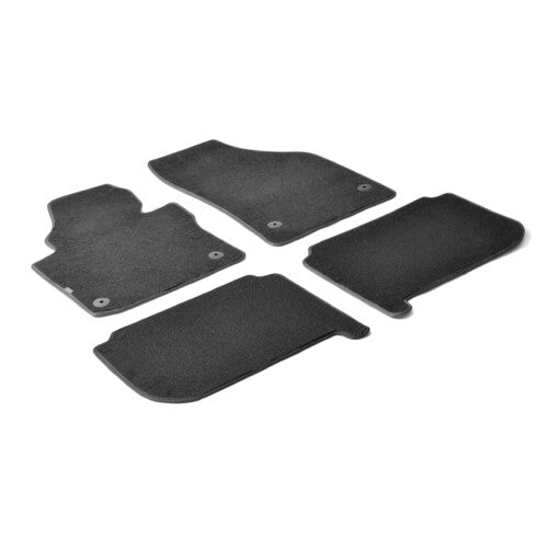 Juego de alfombrillas de moqueta a medida - Negro - Volkswagen Touran (05/03>08/15) 23174