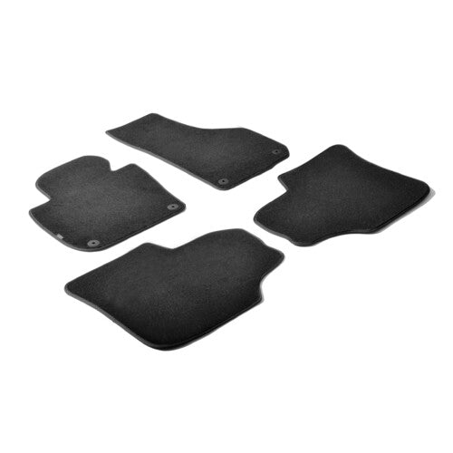 Tailored Carpet Mat Set - Black - Peugeot 2008 (06/13>11/19)