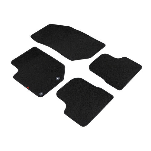 Set of black carpet mats Peugeot 2008 (12/19>) Peugeot 208 5p (11/19>)