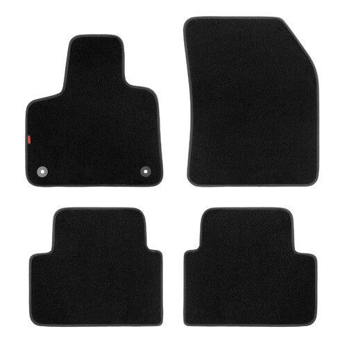 Lampa Set tappeti su misura in moquette - Nero - Citroen C5 Aircross (12/18>) 23305