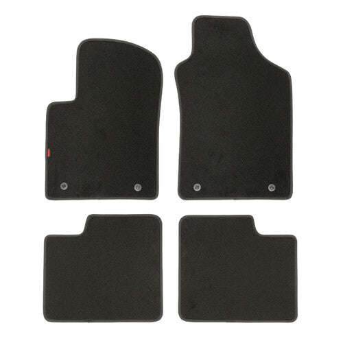 Lampa Set tappeti su misura in moquette - compatibile per Fiat 500 (07/07>06/19) 2 fix lato guida - Fiat 500 Hybrid (07/19>11/24) 2 fix lato guida 23382