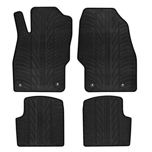 Tappetini gomma Renault Clio III 3p 10/05>01/13 III 5p 10/05>01/13 24300