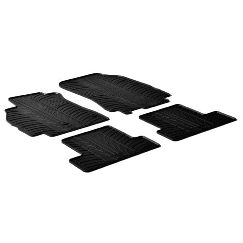 Tappetini gomma Renault Megane III 5p 11/08>12/15 III Coupé 03/09>12/15 24305