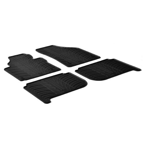 Passgenauer Gummimattensatz für Volkswagen Touran (05/03>08/15)