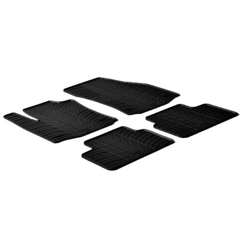 Juego de alfombrillas de goma personalizadas para Opel Meriva (05/10>05/17) 24328