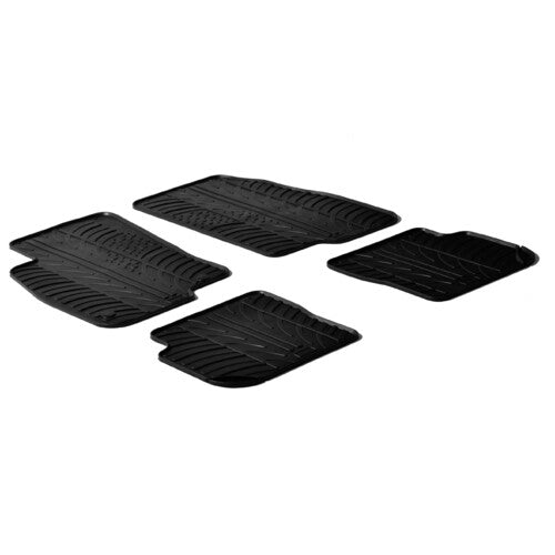 Alfombrillas de goma Abarth Punto 3p 05/08>06/11 Punto Evo 3p 06/10>04/12 24347