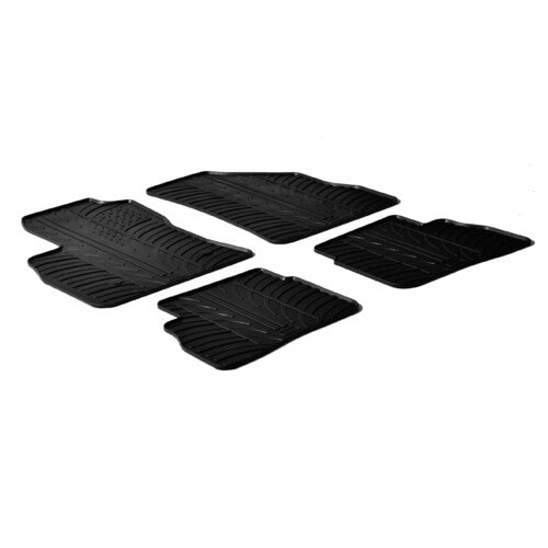 Set tappeti gomma Fiat Doblò 5p (01/10>05/20) Opel Combo Tour (04/12>12/17) 24348
