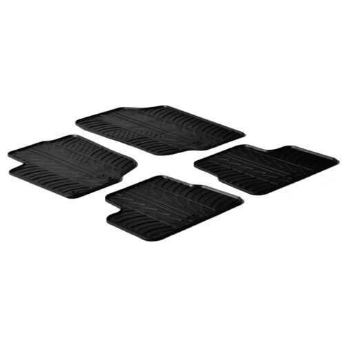 Tappetini gomma Peugeot 207 3p 05/06>11/12 207 5p 05/06>11/12 24350