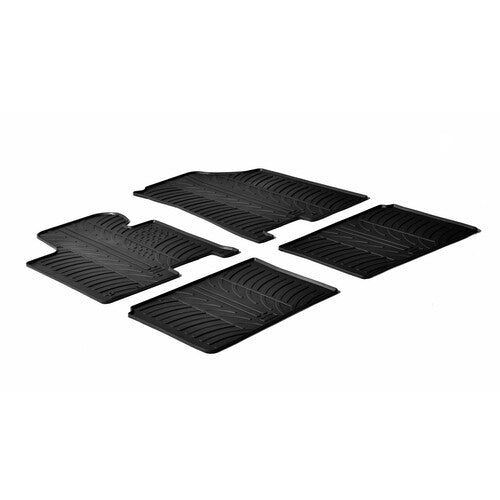 Set tappeti gomma Hyundai i40 4p (04/12>06/15) Hyundai i40 Wagon (07/11>08/19) 24359