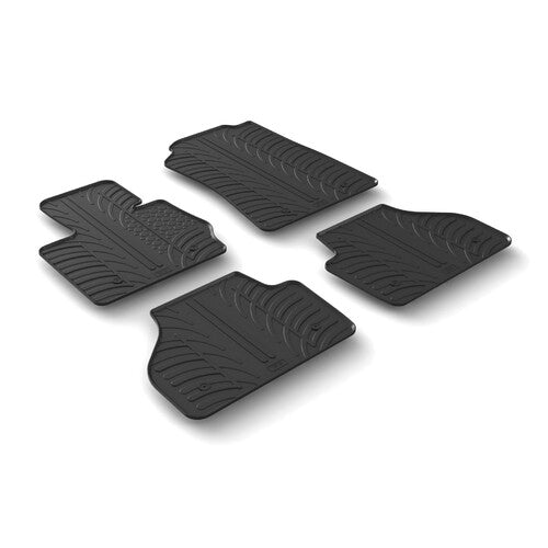 Juego de alfombrillas de goma personalizadas para BMW X4 (F26) (06/14>03/18) 24439