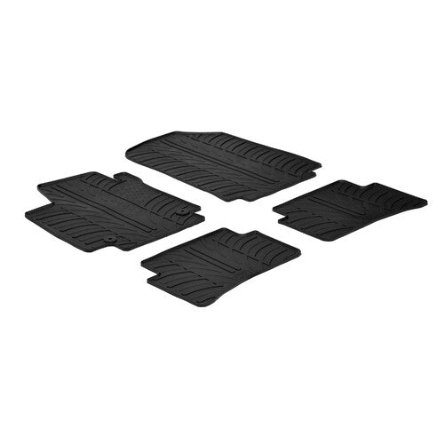Tappetini gomma Renault Captur 05/13>11/19 Clio IV 5p 10/12>07/19 24441
