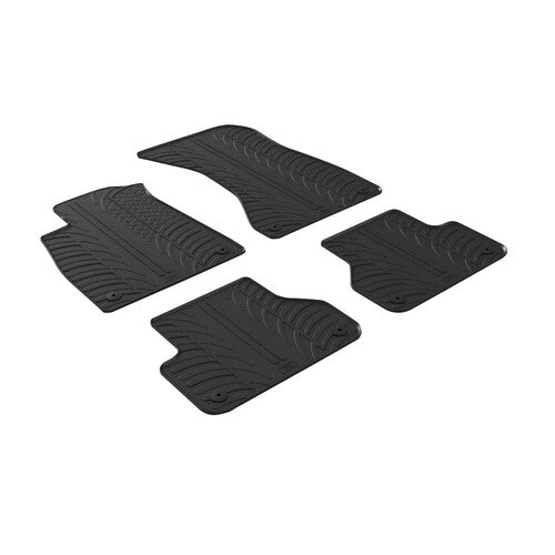 Juego de alfombrillas de goma personalizadas para Audi A5 Sportback (09/16>) 24497