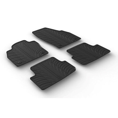 Juego de alfombrillas de goma personalizadas para Volkswagen Polo 5p (10/17>) 24504