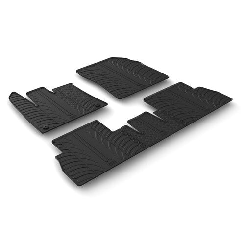 Tappetini gomma Citroen Berlingo M 09/18> panca post. scorr/fix tondo 24523