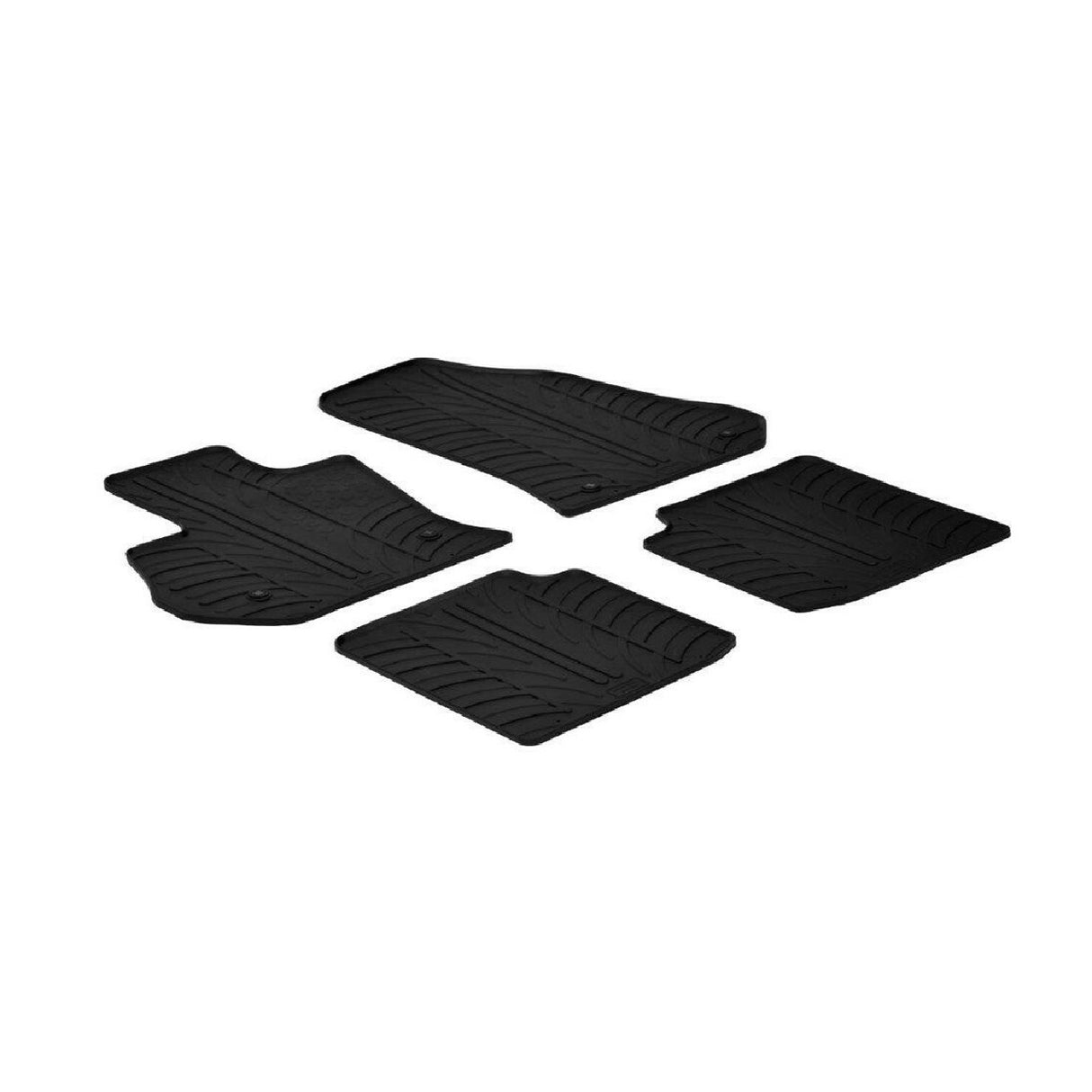 Juego de alfombrillas de goma personalizadas para faros delanteros - Fiat 500L (09/12>05/17) 24591