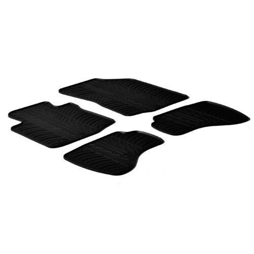 Rubber mats Citroen C1 3p 05/05>05/14 2 fix driver's side
