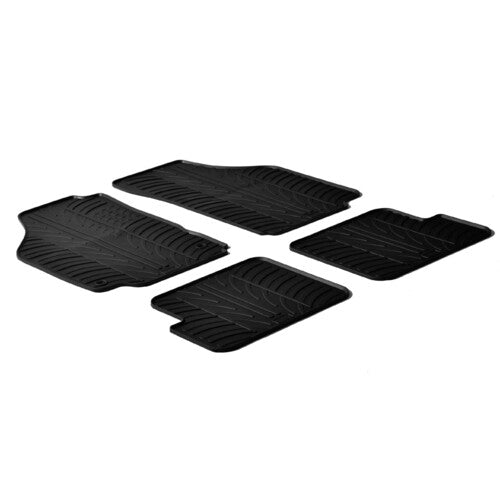 Rubber mats Lancia Ypsilon 3p 09/03>05/11 Unyca 3p 06/11>12/13