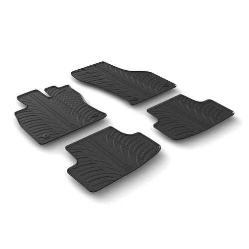 Tappetini gomma Seat Leon 5p 01/13>05/20 no automat./ 4x4 SC 06/13>09/18 24620