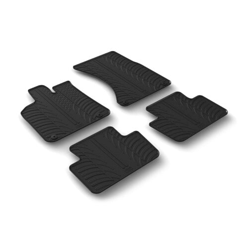 Lampa Set tappeti su misura in gomma - compatibile per Porsche Macan (12/13>04/25) automatico 24652