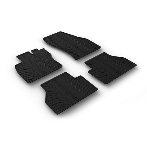 Juego de alfombrillas de goma personalizadas - Volkswagen Caddy Life (01/21>) manual 24670