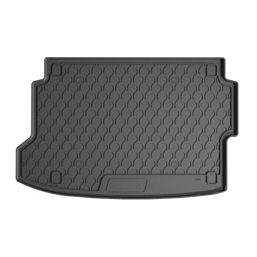 Tailor-made synthetic rubber trunk tray for Hyundai Bayon (08/21>) high trunk