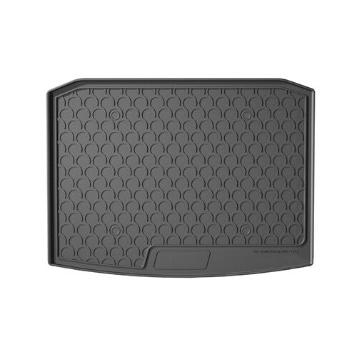 Alfombrilla de goma para maletero para Skoda Karoq (12/17>) solo 2WD, maletero bajo 25423