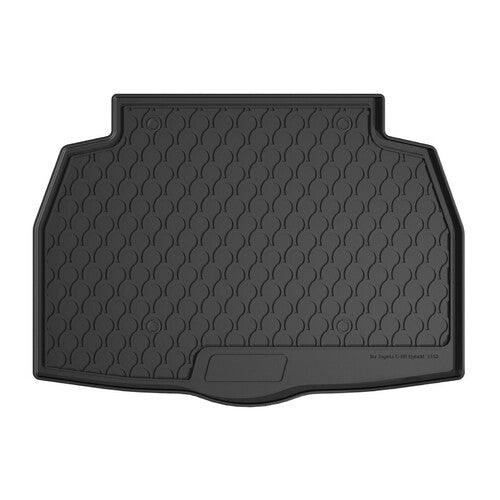 Kofferraummatte aus Gummi für Toyota C-HR (ab 12/16) mit niedrigem Kofferraum, ohne Subwoofer