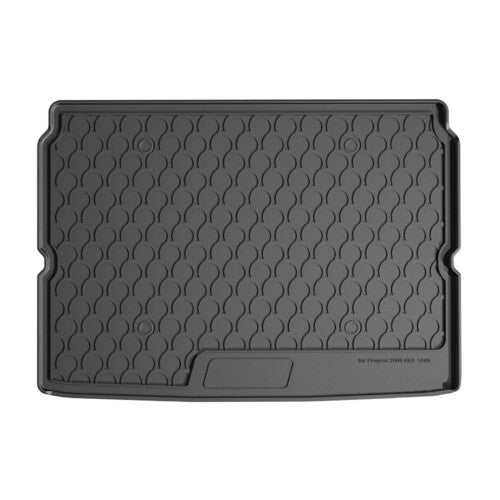 Rubber trunk tray Peugeot 2008 (12/19>) adjustable high trunk