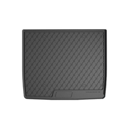 Tailor-made synthetic rubber trunk tray for Mercedes GLB (11/19>) high trunk
