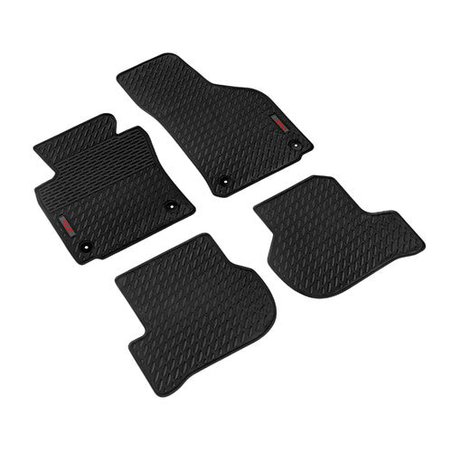Pilot Pilot, set tappeti su misura in eco gomma - compatibile per Volkswagen Golf V 3p (11/03>10/08) fix tondi integrati - Volkswagen Golf V 5p (11/03>10/08) fix tondi integrati - Volkswagen Golf V Variant (05/07>09/09) fix tondi integrati - Volkswag...