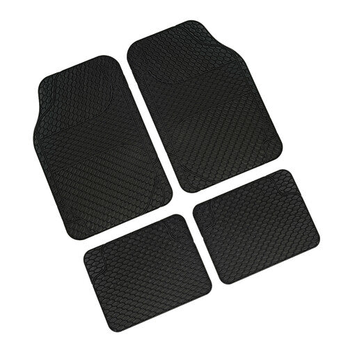 Lampa Drena 4, juego de 4 alfombrillas universales - Negro 26507
