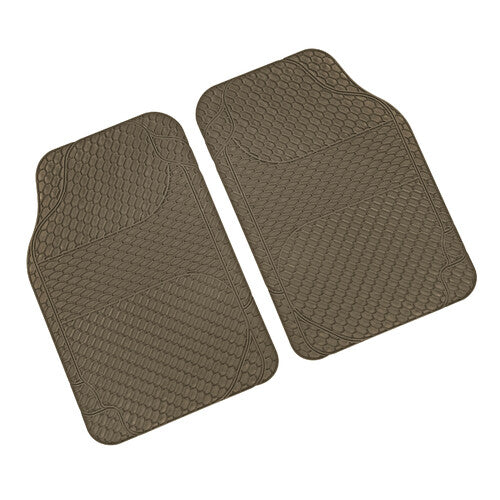 Par de alfombrillas delanteras universales Lampa Drena 2 - Beige 26509