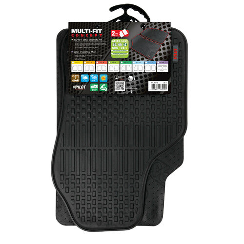 Pilot Multi-Fit Concept, halbpassgenaue Fußmatten, 2 Stück – SC-6 – Vorne