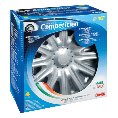 Lampa Copricerchi auto 4 pz - verniciati Competition Misano - 16" 30830