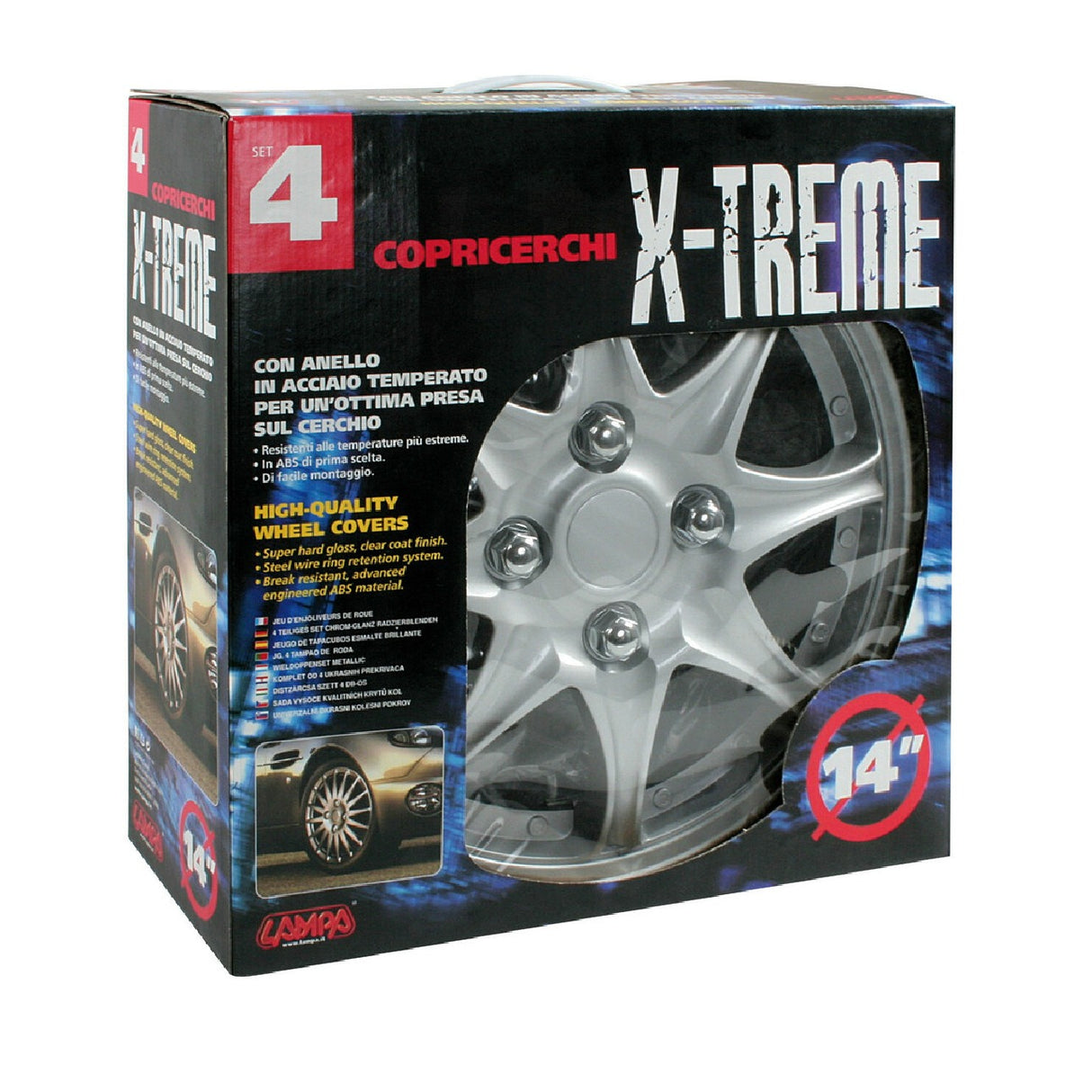 Lampa Copricerchi auto 4 pz - verniciati C-099, X-Treme - 14