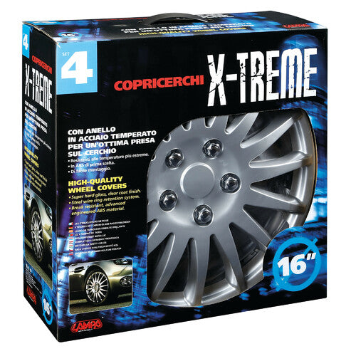 Lámpara C-071, X-Treme - Juego de 4 tapacubos - diámetro 17'' 31208