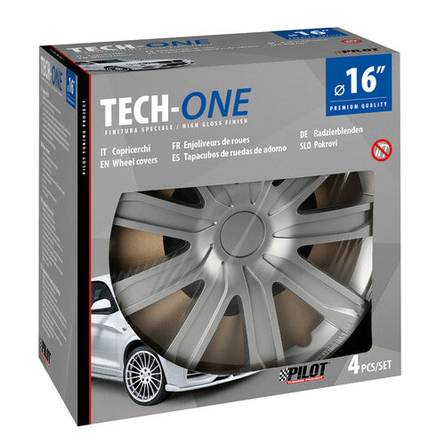 Pilot Raze Silver - Set 4 copricerchi - 16"