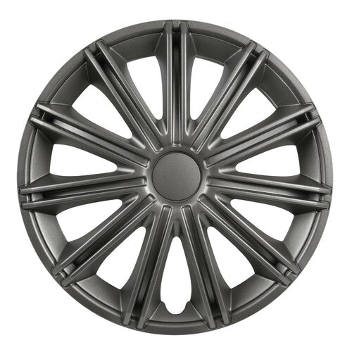 Lampa Radkappen, 4 Stück – Tech-One Dunkelschwarz lackiert – 16 Zoll