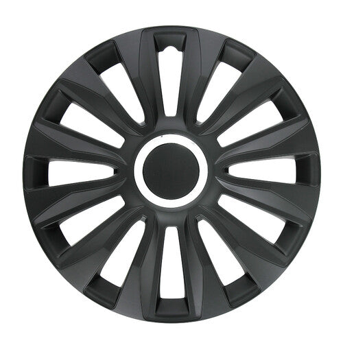 Lampa Car Wheel Covers 4 pcs - Painted Tech-One Avalone Pro Black - 15"