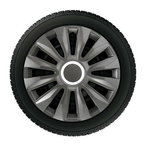 Lampa Copricerchi auto 4 pz - verniciati Tech-One Avalone Pro Dark - 13"