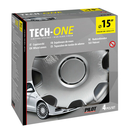 Lampa Copricerchi auto 4 pz - verniciati Tech-One Speed Van - 15"